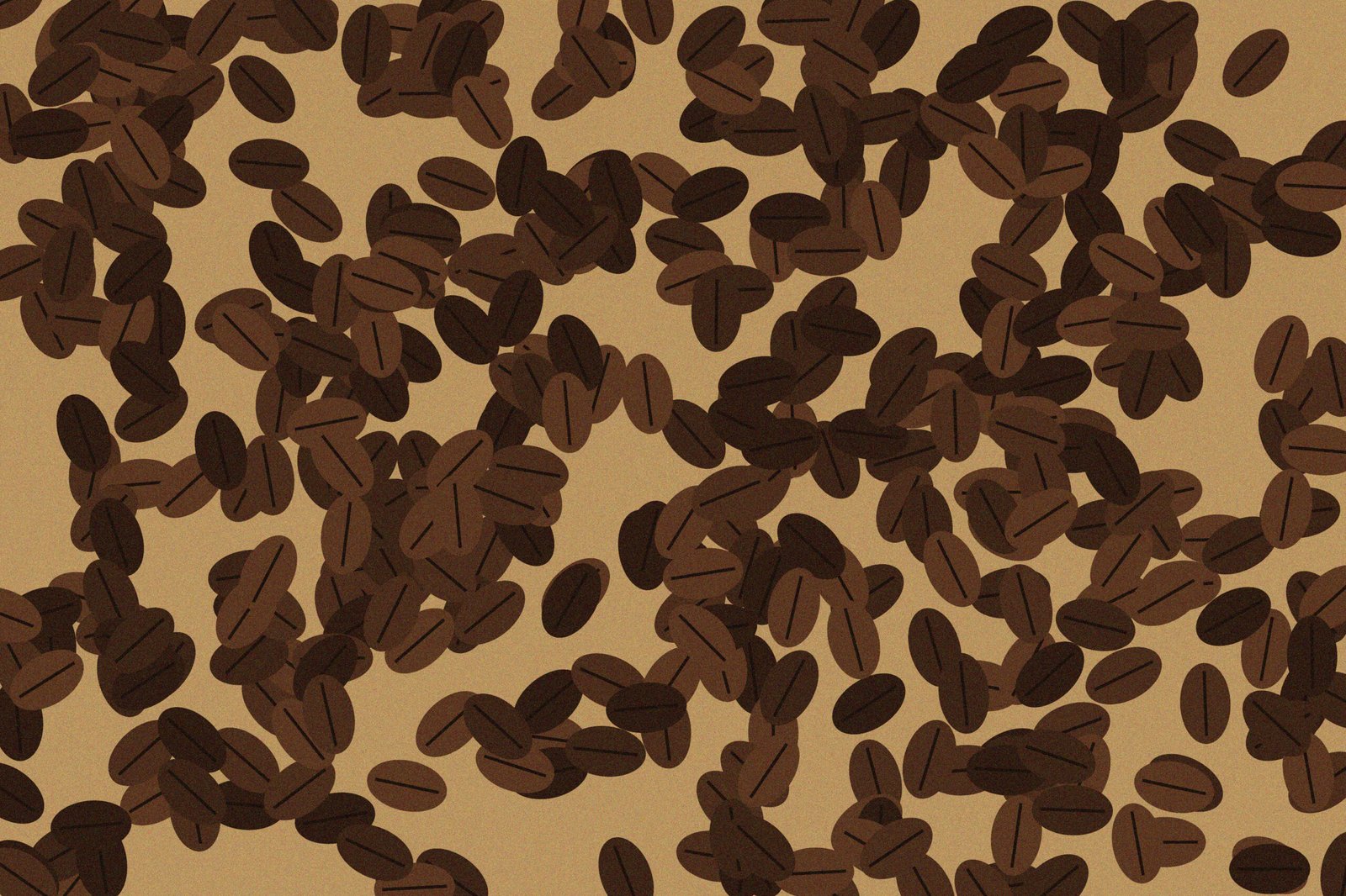 Granos de café tostados vistos de cerca